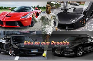 Top 10 chiếc siêu xe của Ronaldo: Sang trọng và đẳng cấp nhất